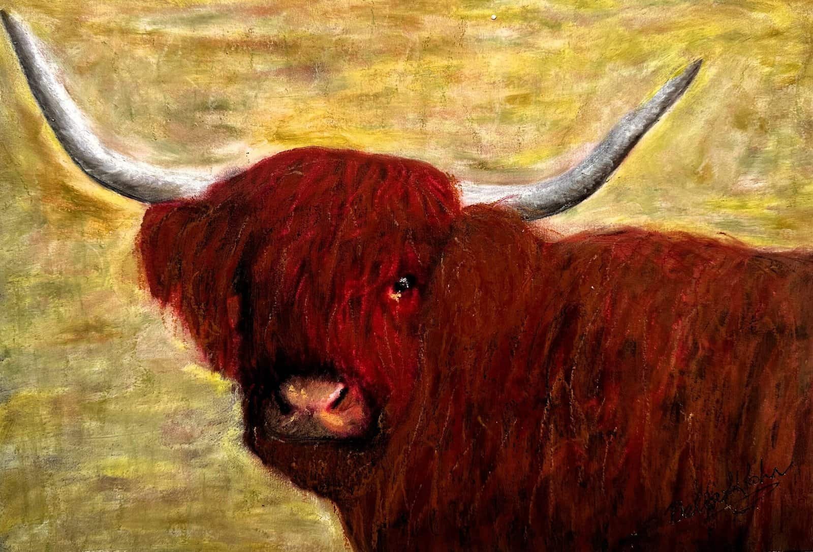 Highland Cow by Bella St John